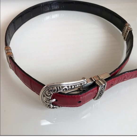 BRIGHTON Two Sided Belt SZ M - Picture 2 of 6